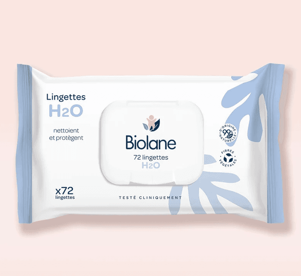 BIOLANE LINGETTES H2O X 72
